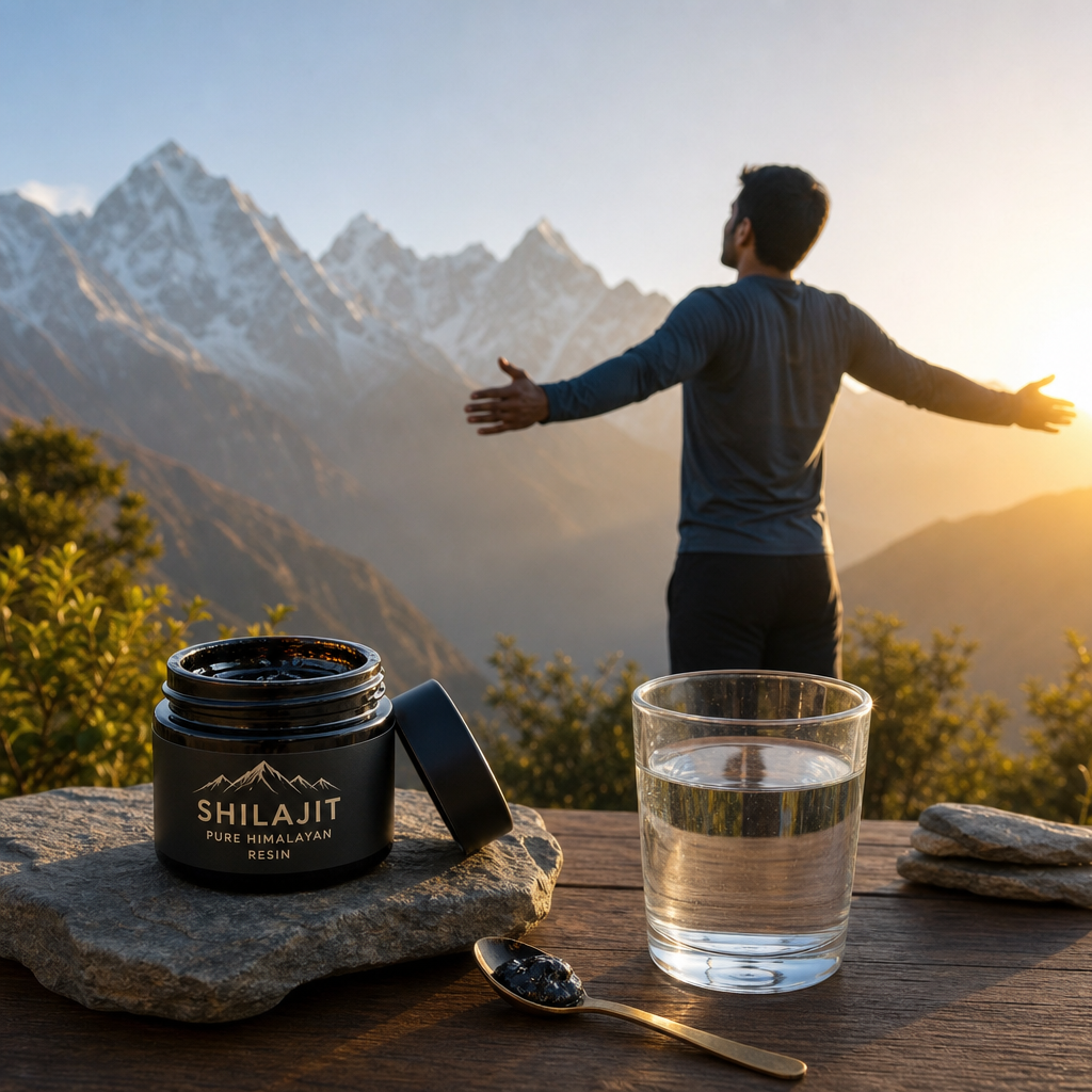 best time to take shilajit for energy - pure Himalayan resin tin for daily vitality