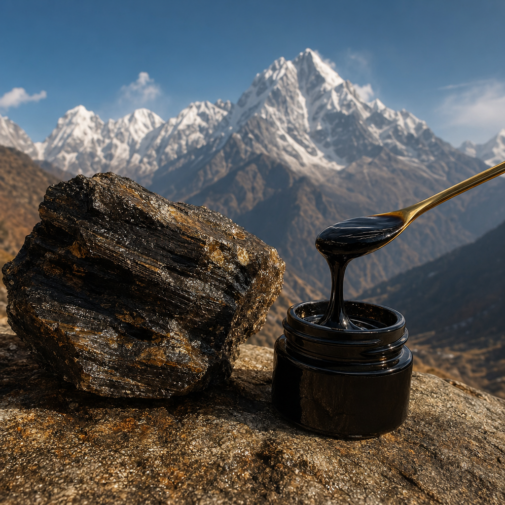from rock to resin nature’s gift - pure Himalayan shilajit resin tin from ShilNepal