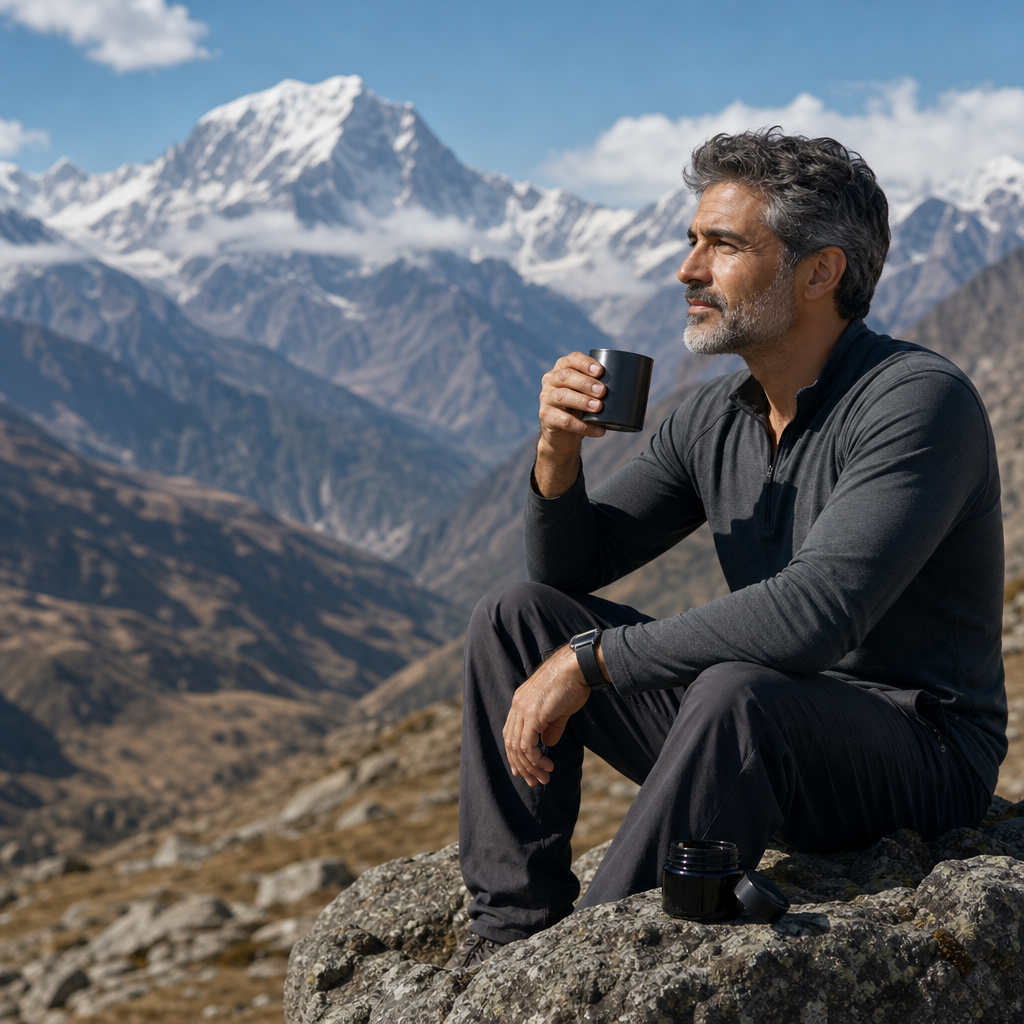 shilajit for men over 40 - pure Himalayan resin tin for strength, energy, and recovery