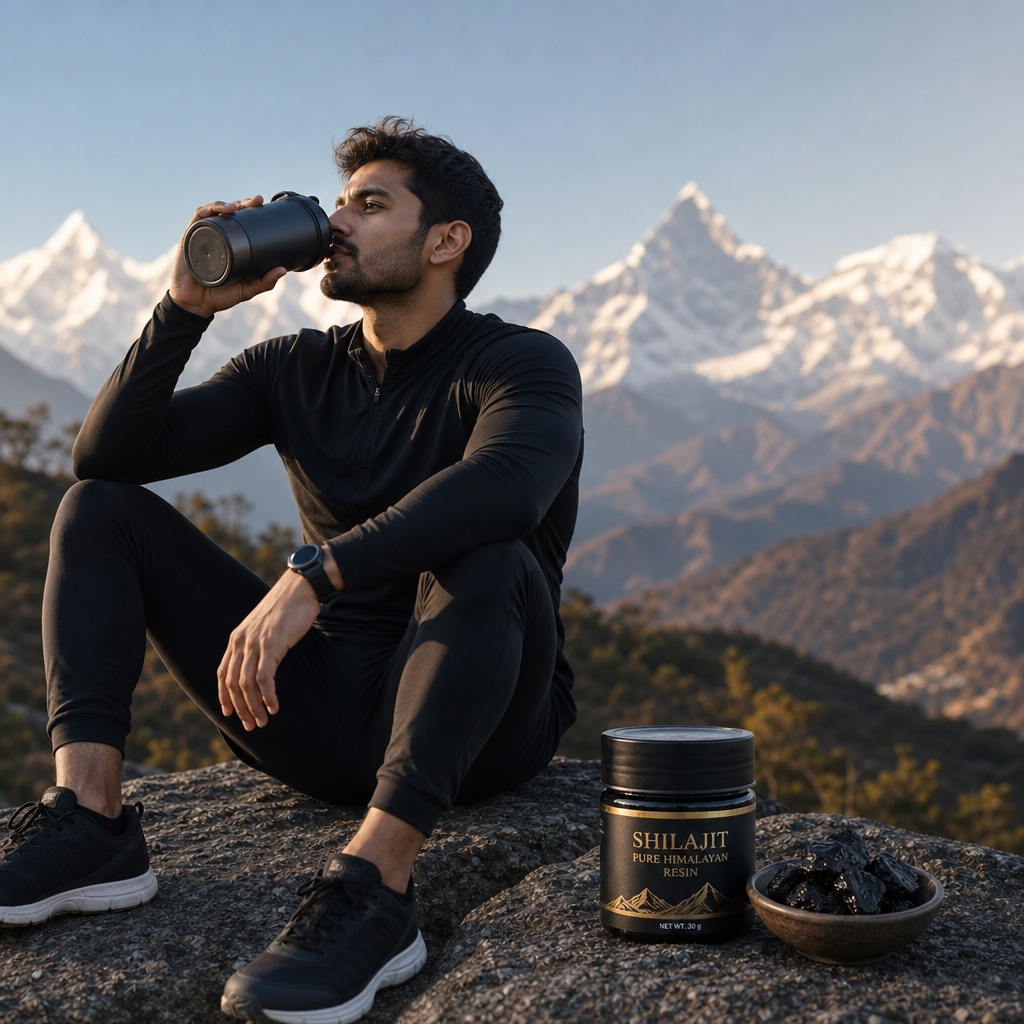 can athletes use shilajit naturally - pure Himalayan shilajit resin tin for training and recovery