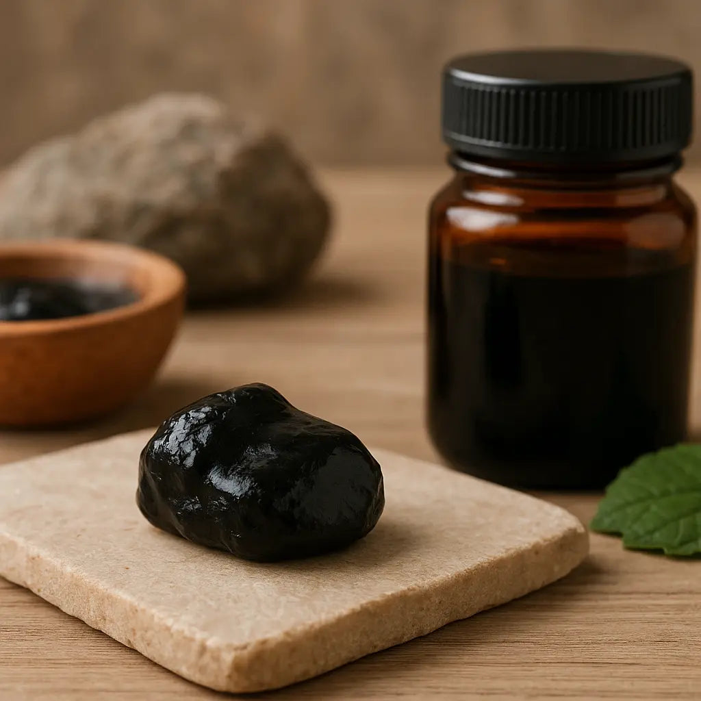 best shilajit brand in australia - shilajit tin on stone