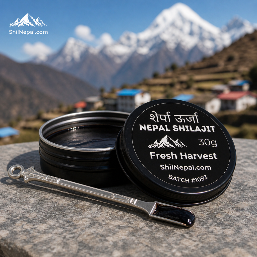 Nepalese Shilajit Resin – 30g Tin
