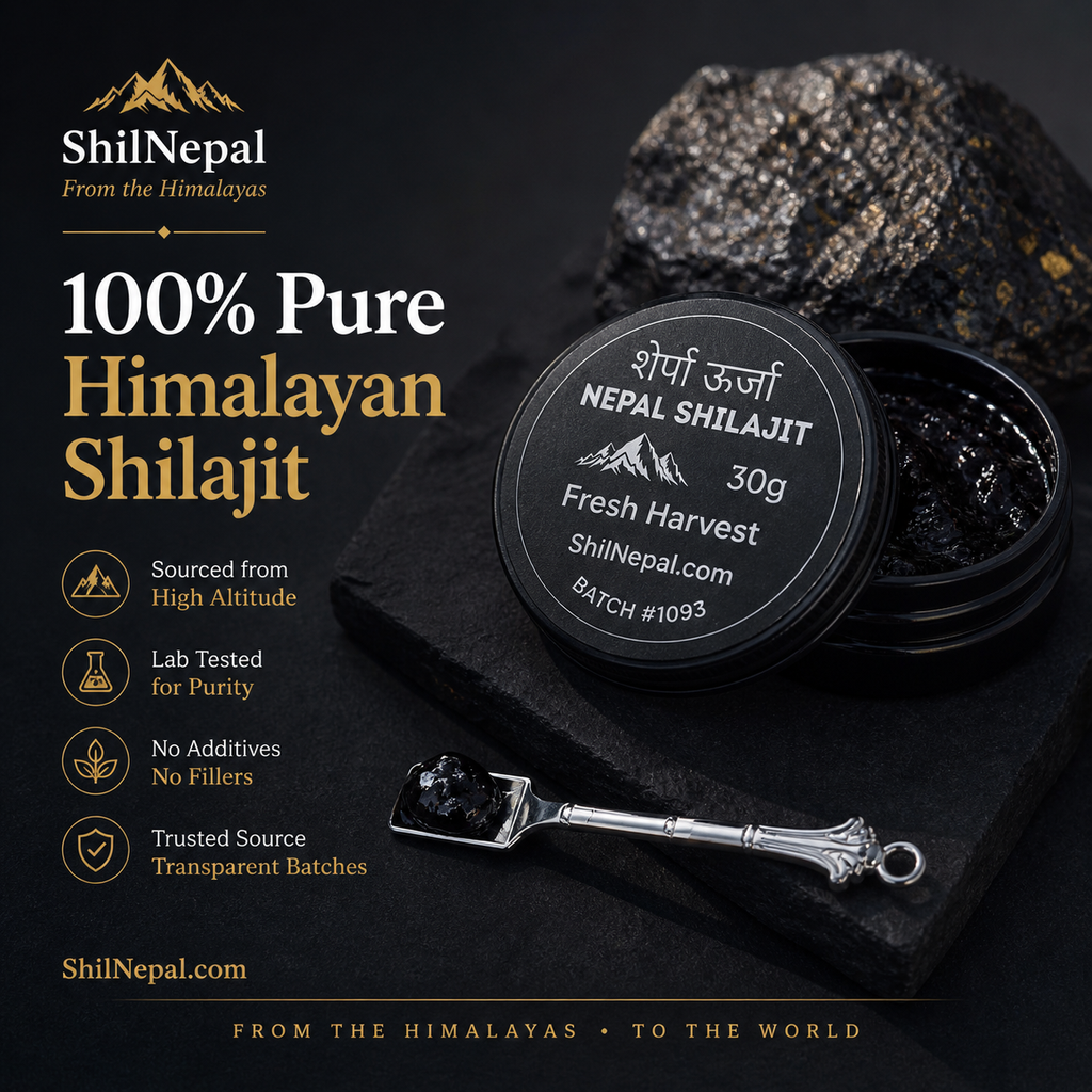 Nepalese Shilajit Resin – 30g Tin